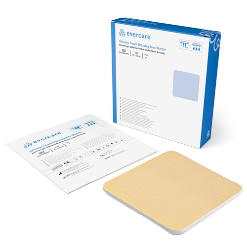 Opatrunek piankowy silikonowy Evercare Foam - 20x20 cm - 10 szt.
