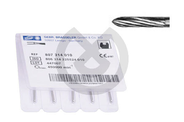 Slutborr i volfram H282 – Burs F.G. H282-314-010-K Tungst. Komet