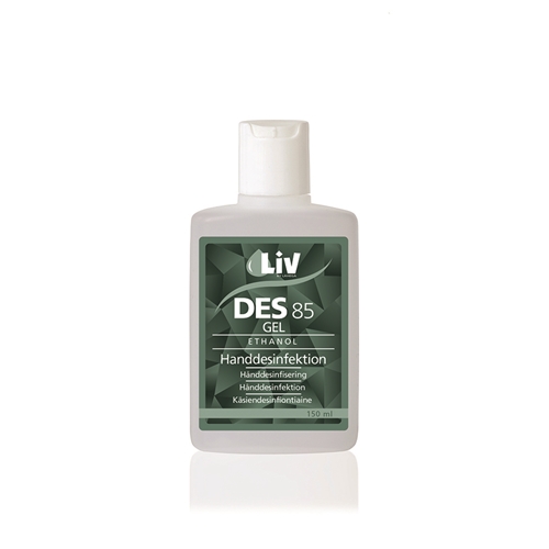 Hånddesinfektion Liv 85% gel 150 ml med snäpplock