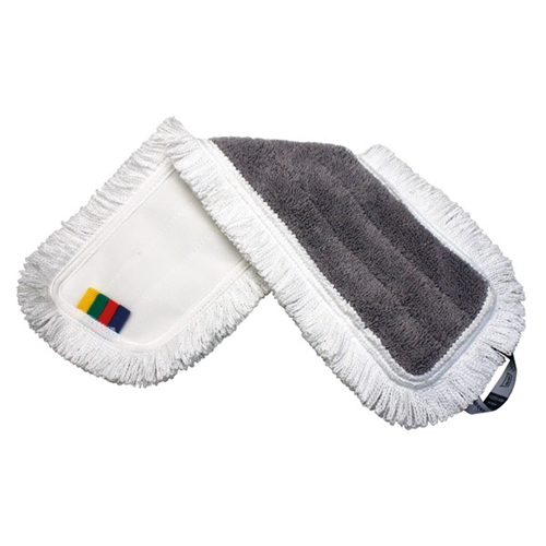 Activa Premium kuiva-/nihkeämoppi - 30 cm harmaa/valkoinen lenkkimikrokuitu - 5 kpl