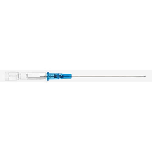 Infusionskanyl Introcan Safety Deep Access - 0,9x64mm 22G blå extra lång - 50 st