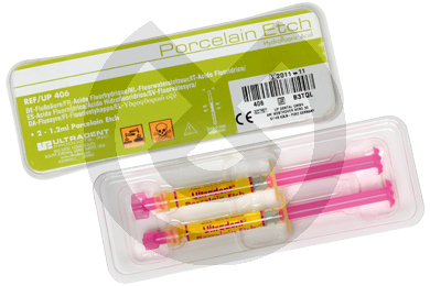 Fluorvätesyra Kit, 2 sprutor -406- – ULTRADENT