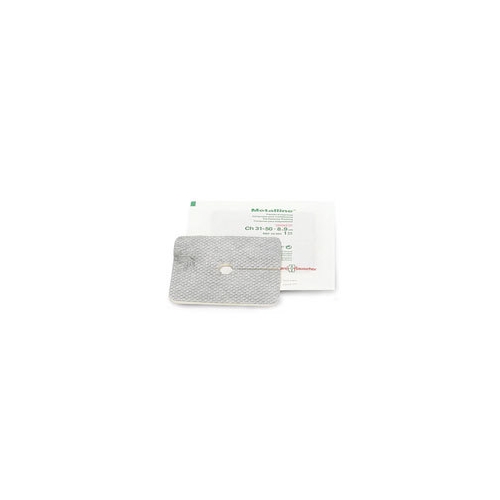 Trakealkompres Metalline - 8x9 cm - 50 stk.