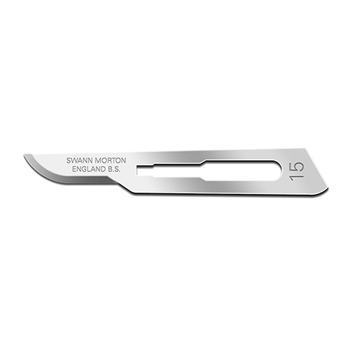 Knivblad op Swann-Morton - nr15 - 100 st