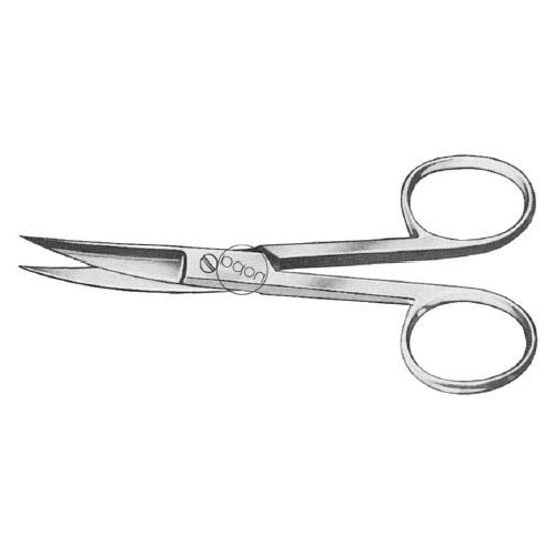 Neglesaks bøjet hospitalskvalitet - 10 cm