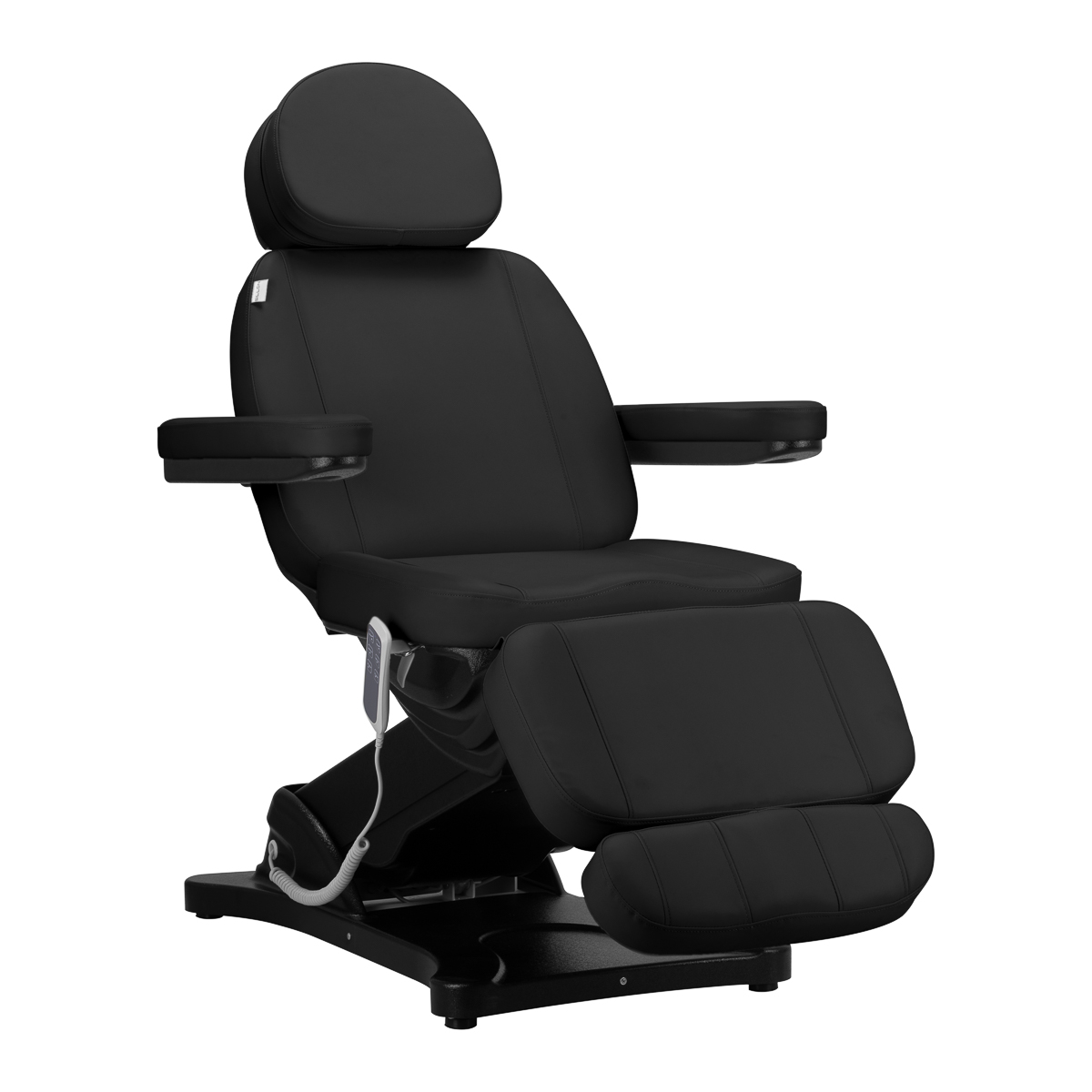 Elektryczny fotel kosmetyczny Sillon Classic z 3 silnikami czarny