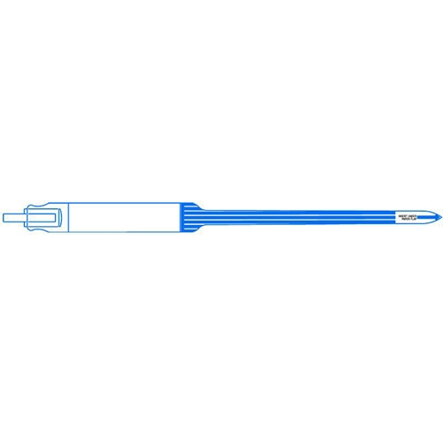 Identifikationsband mit Klebeverschluss Safeguard 845 - Erwachsene Beschriftungsfläche 89x22mm blau - 250 St.