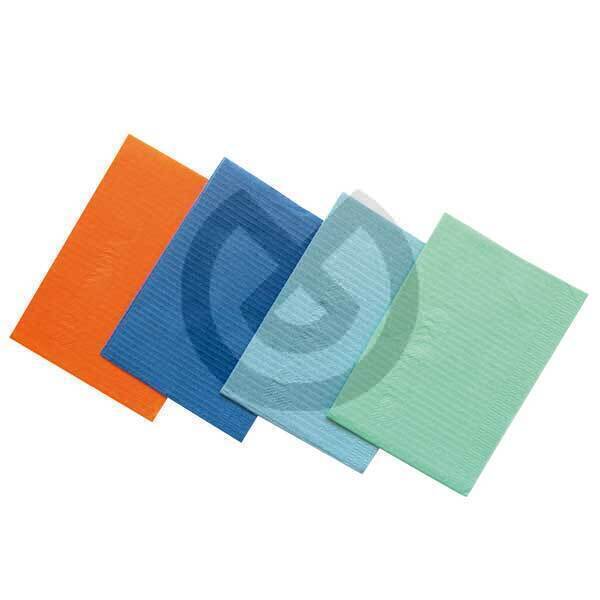 Plastikklappen - Towel-Bib Blue 500U. Dispotech