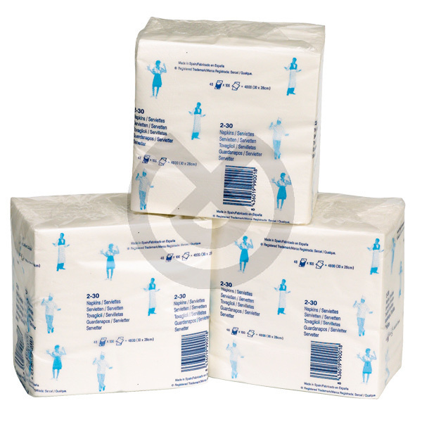 Servietten - 30 x 30 2-lagig, 4800 St. - QUALQUE
