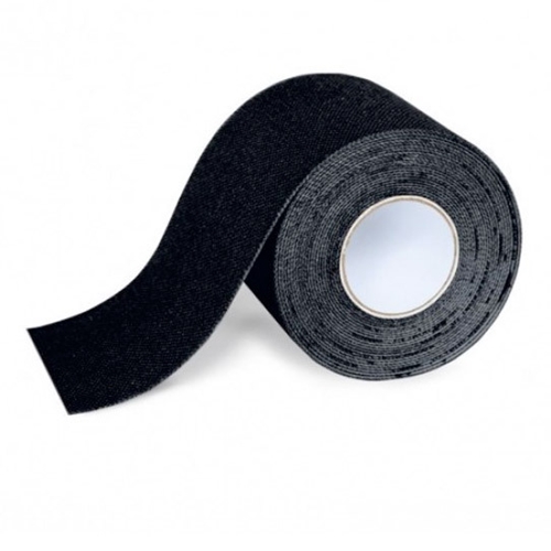 Taśma kinesiotaping K-Active 5cmx5m czarna - 6 szt.