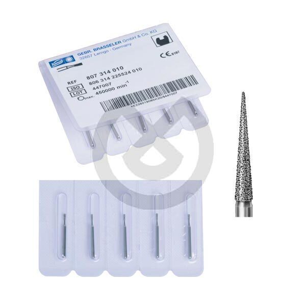 Diamantborr för turbinvinkelstycke, modell 859, diameter 018 – Tungsten Burs 6859-314-018 Diam. Coarse