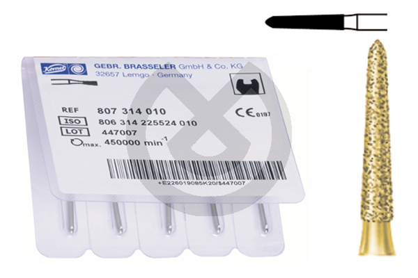 Quick Cut-borr 2878kKomet – Burs F.G.2000 2878K-314-016-K Diam. Ko