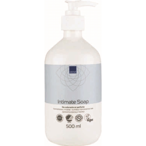 Intimwaschlotion Abena - 500 ml mit Pumpe unparfümiert - 6 St.