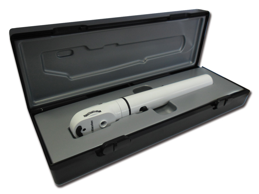 E-SCOPE F.O. Ophthalmoskop - LED 3,7V - weiß im Hartschalenkoffer