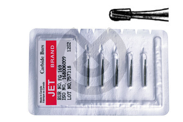 Jet FG Borr, päronformad – Regular Burs 331L Fg 5Pak