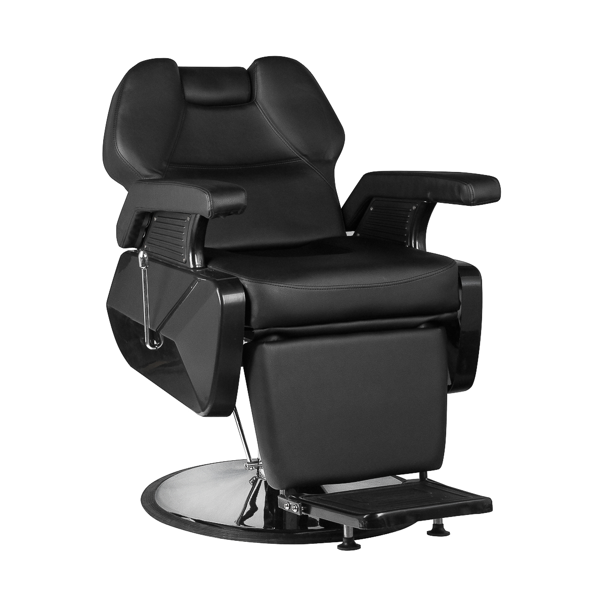 Fotel barberski Hårsystem New York czarny chrom
