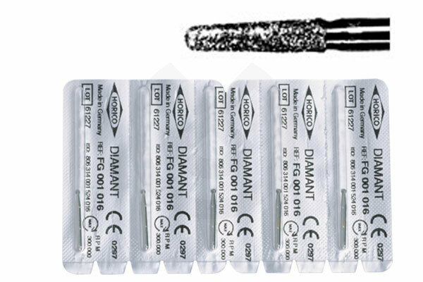 Medelkornig borr 198 – Burs F.G. 198-014 Rounded Cone Horic0