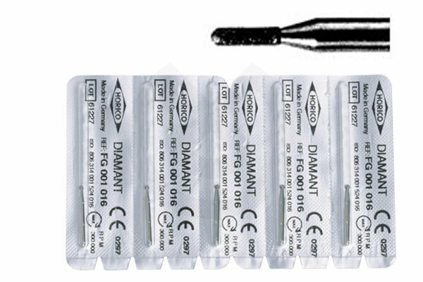 Medelkorniga borrar  140 – 140-010 Horico Cylindrical Rounded Burs