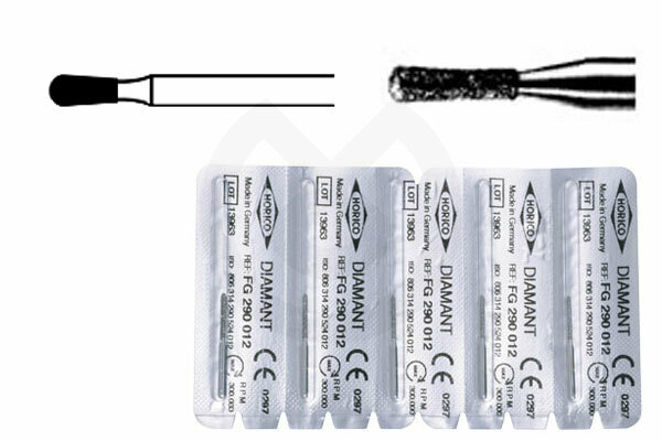 Medelkorniga borrar  238 – Burs F.G. 238-016 Pear Long