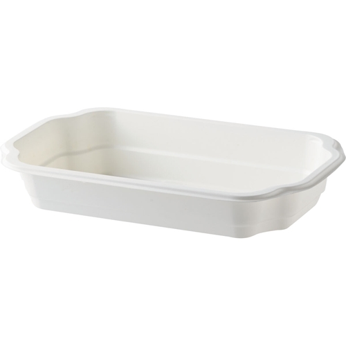 PP takeaway-form Duniform - 250x159x43 mm 1100 ml 1-rums hvid - 246 stk.