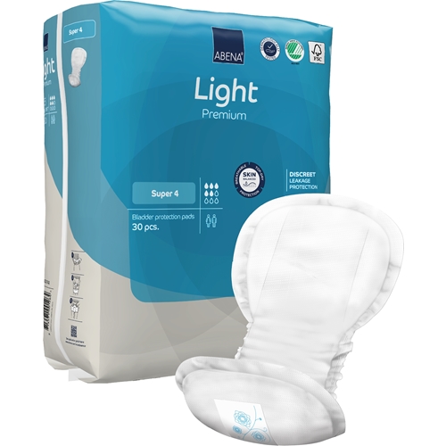 Inkontinenzeinlagen zur Fixierung in der Hose - ABENA Light Premium Super 4 - 270 St.