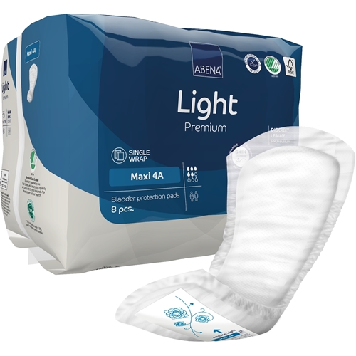 Inkontinenzeinlage zur Fixierung in der Unterwäsche - ABENA Light Premium Maxi 4A - 48 St.
