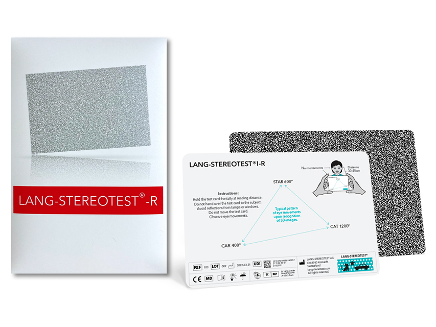Lang Stereotest I-R