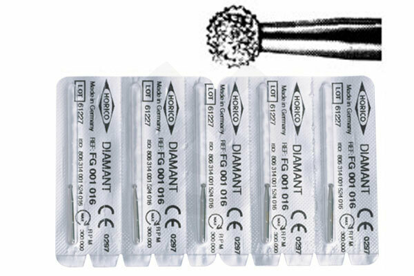 Medelkornig borr 001 – Burs F.G. Fine 001-014 Ball Horico