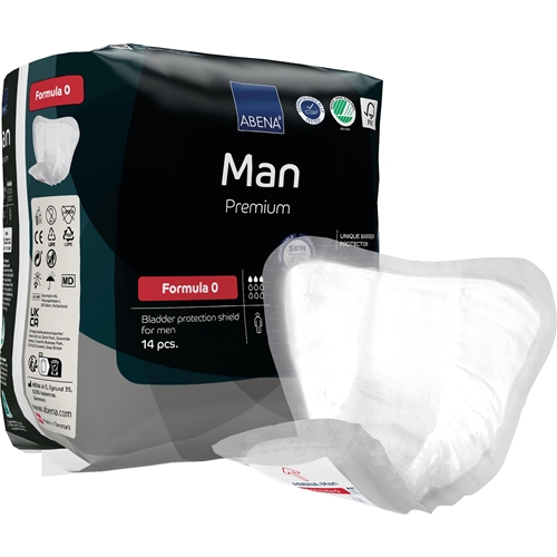 Inkontinenzeinlage für Männer zur Fixierung in der Unterwäsche - ABENA Man Premium Formula 0 - 224 St.