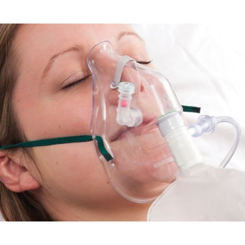 Syrgasmask Respi-Check – vuxen 2,1m slang – 30 st