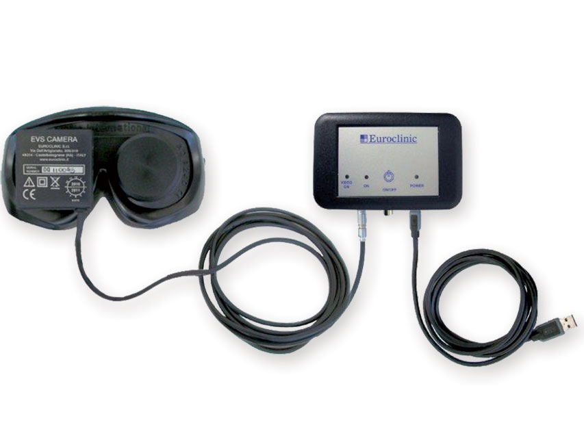 Video-nystagmoskop – USB – mask med IR-kamera