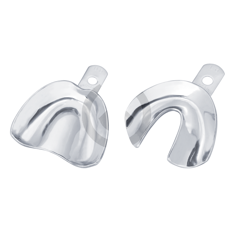 Tandlösa avtrycksskedar med retentionskant – Edentulous Impression Tray L-6 Lower