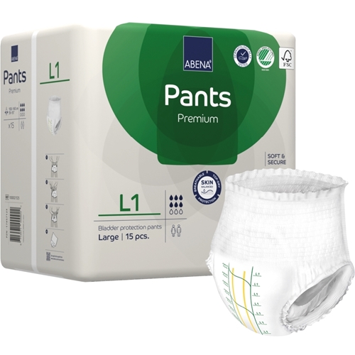 All-in-One Inkontinenzhose - ABENA Pants Premium L1 - 90 St