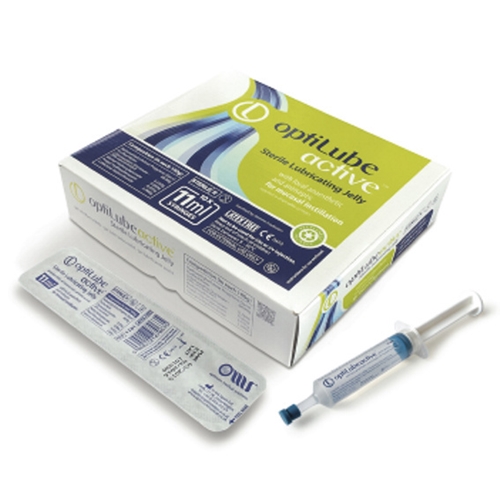 Katetergel OptiLube Active - 11 ml lidokain klorhexidin - 10 stk.