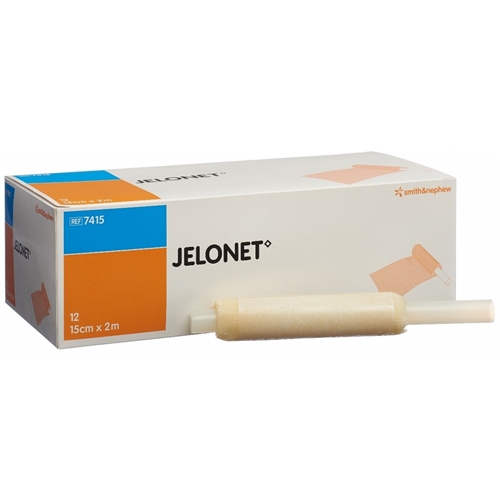 Salvekompres Jelonet - 15 cm x 2 m - 12 stk.