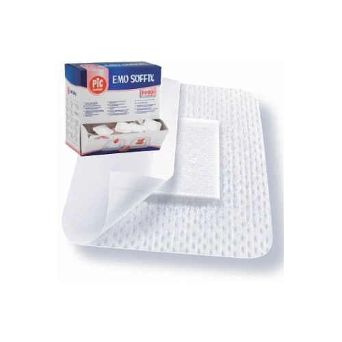Injektionsplaster EMO Soffix - 3,8x3,8 cm hæmostatisk - 1000 stk.