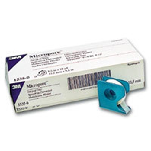 Papierklebeband Micropore – 5 cm x 9,1 m weißer Halter – 6 St.