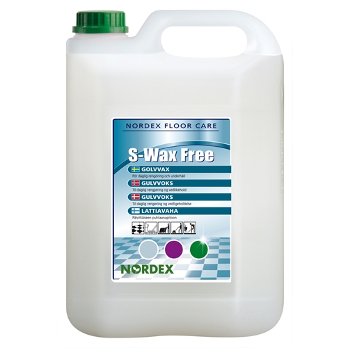 Gulvplejemiddel vaskevoks - 5L S-wax Free