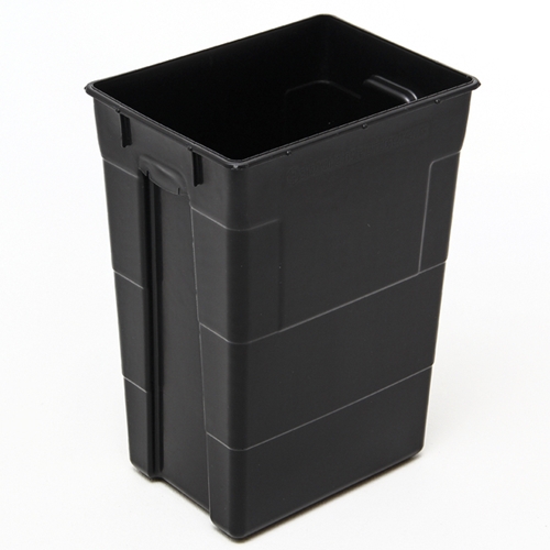 Riskavfallsbox San Sac - 50lit utan lock svart