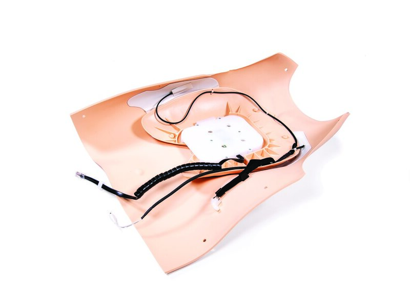 Brysthud RA QCPR AED til genopladelig version