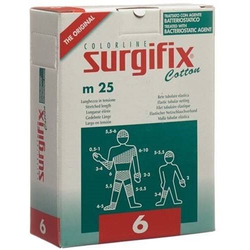 Tubnät Surgifix bomull – nr6x25m Latex