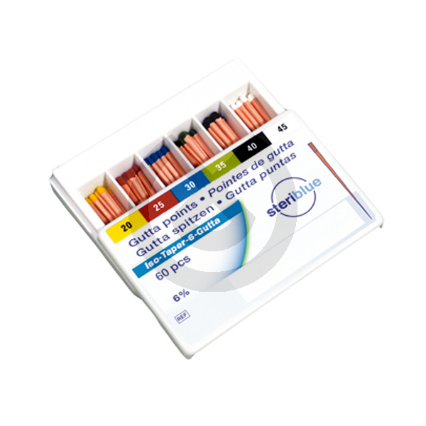 Guttaperkaspetsar, 4%-6% – Gutta-Percha Points 4% No. 30
