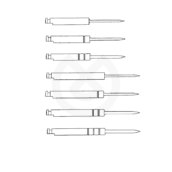 Euro Stiftborr i titan – Drill Bits No. 2 Long
