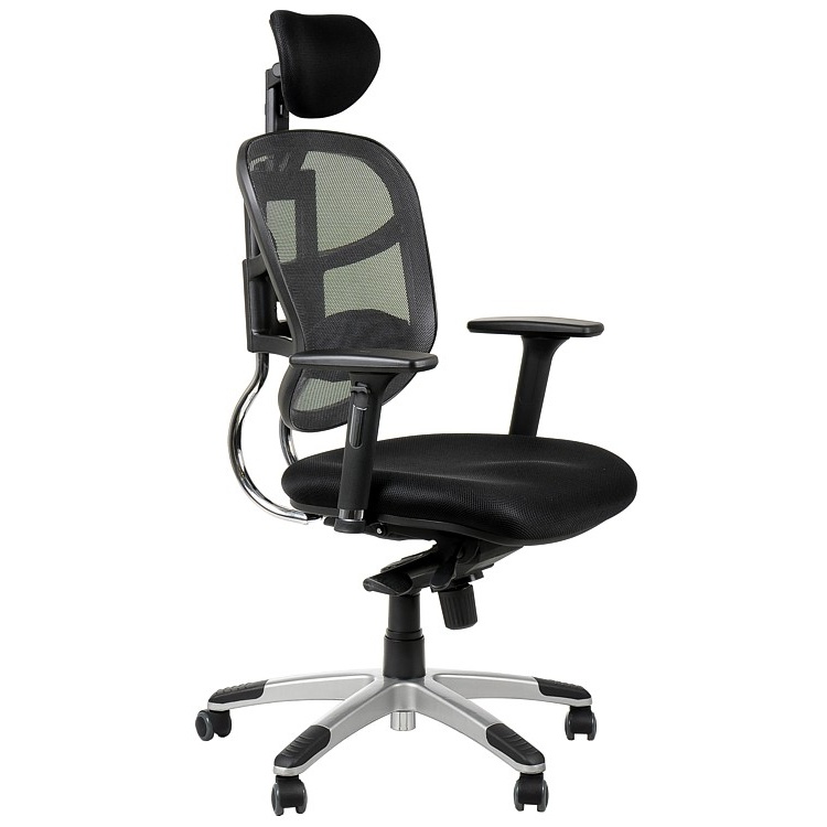 Kontorstol med justerbart sæde - HN-5018 - Grå