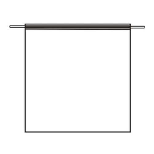 Isoleret transparent stomipose - 51x51cm snørelukning - 10 stk
