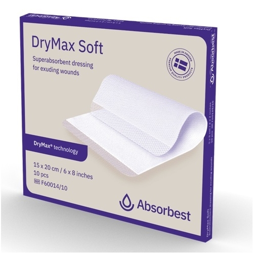 Superabsorberende bandage DryMax Soft - 15x20 cm - 10 stk.