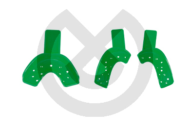 COE Partiella avtrycksskedar – Imp. Trays Green Coe Partial-D 31D 12U