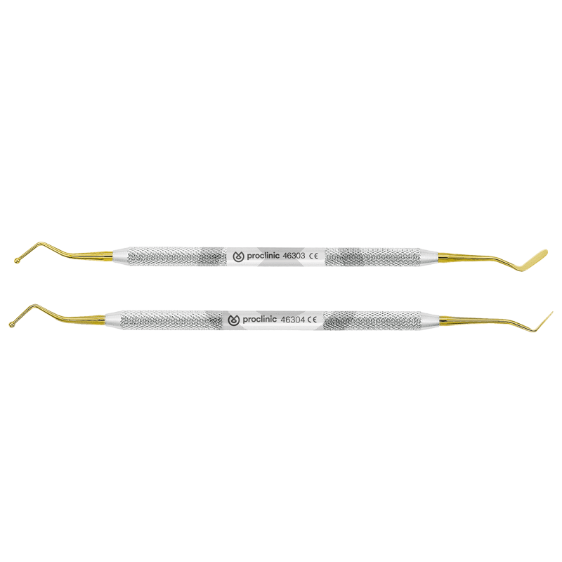 Kulstoppare med spatel i titan – Ball-Tip Spatula Instrument N.2 Titanium