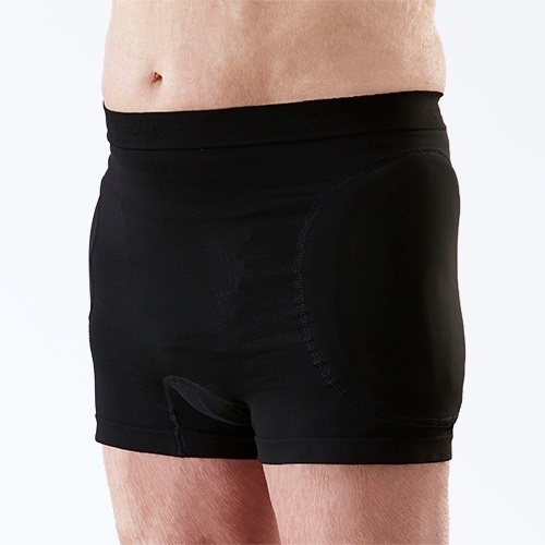 Lonkkasuoja SafeHip AirX Discreet - S miehet kiinteästi ommellut suojat - 10 kpl