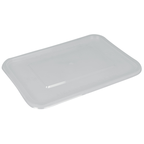 Lid for micro container plastic - 170x118x5.5mm transparent - 50 pcs